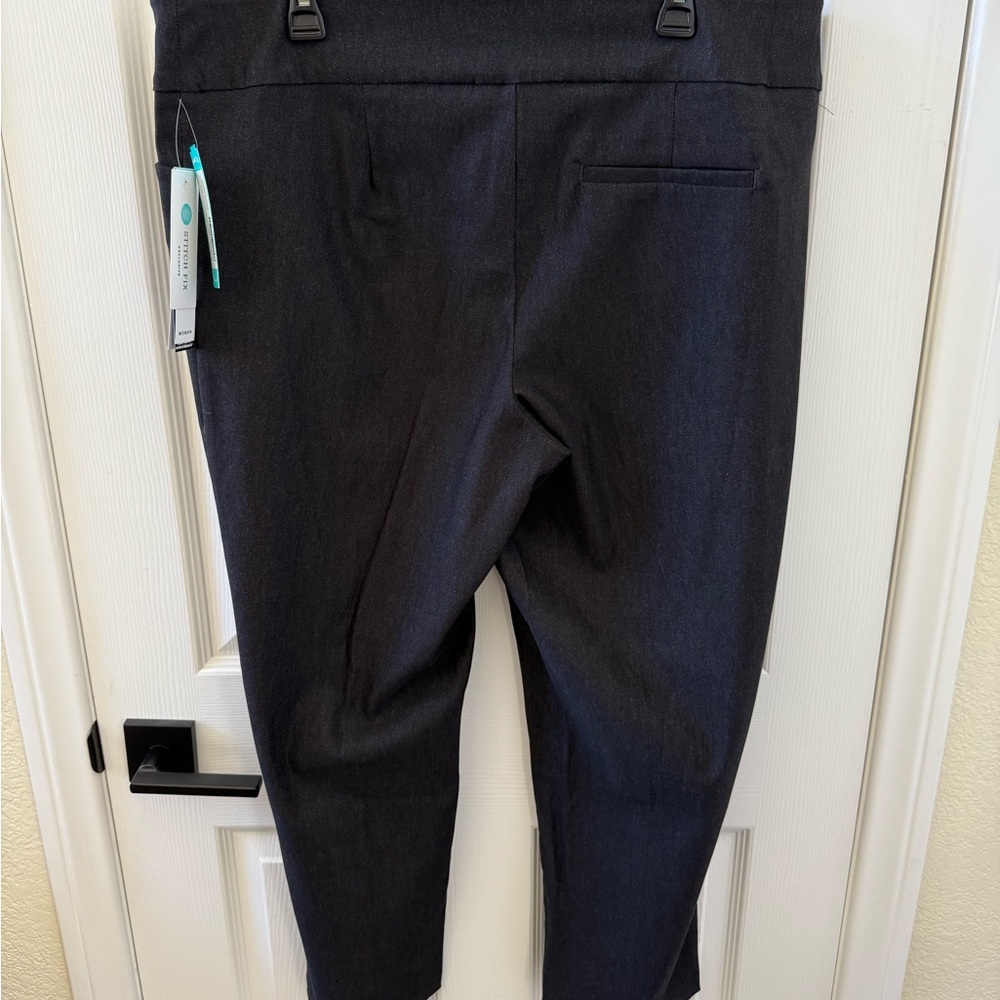 Tribal Charcoal Straight Leg Women's Pants NWT - Picture 4 of 6